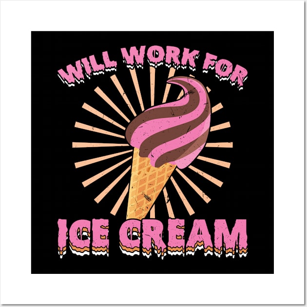 Will work for Ice Cream Wall Art by Peco-Designs